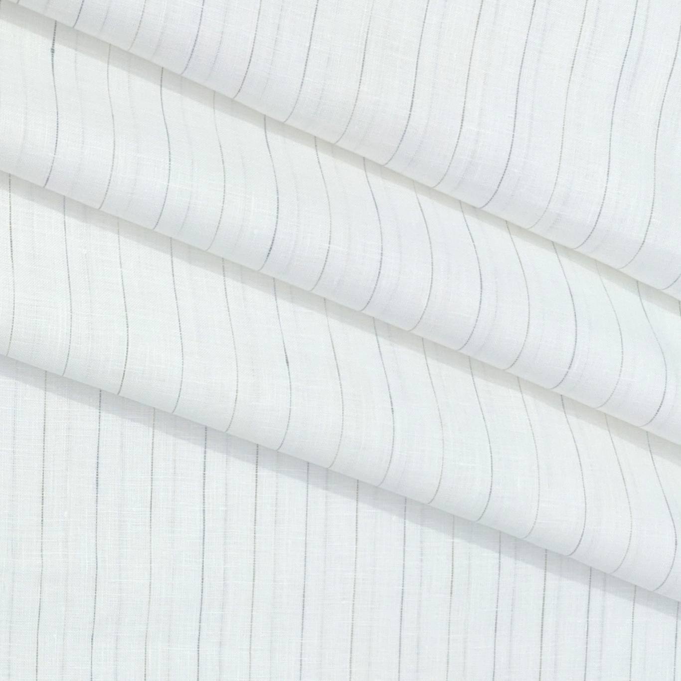 Shirt Fabric Linen Club Pure Linen Broad Lining Colour Brown N White